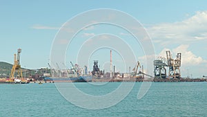 6K Sea Port Industrial Landscape