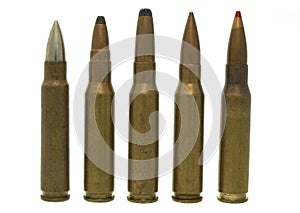 7,62 x 51 - isolated ammos