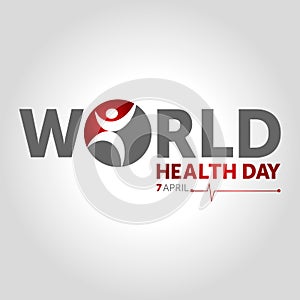 7 april world health day concept design vector illustration