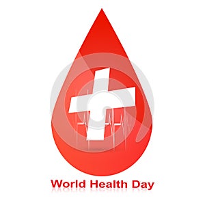 7 april world health day concept design vector illustration. Illness, medical.