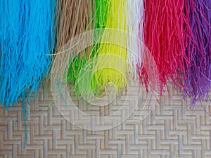 7 color dried Thai Noodle