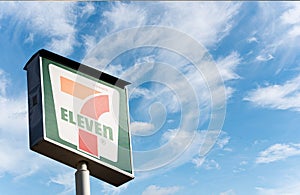 7-Eleven Bangkok, Thailand 7-11 logo items and thousands of branches in Thailand that mok 7 Thailand 11 May 2020