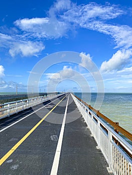 7 mile bridge, old part, Florida keys, USA