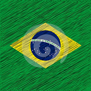 7 September Brazil Independence Day Flag Design