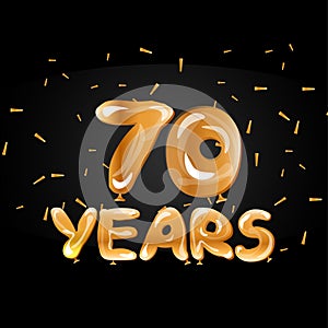 70 years gold anniversary celebration