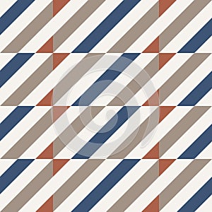 70s retro lines design, seamless vector pattern