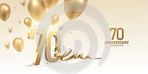 70th Anniversary Celebration Background