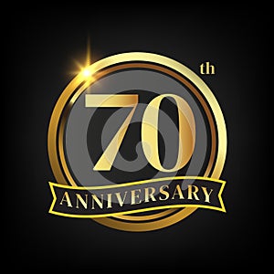 70th golden anniversary logo