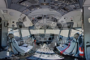 737 congressional team travel aircraft cockpit