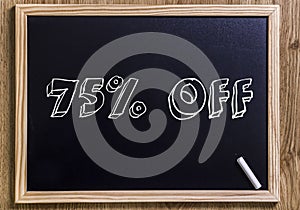 75% off