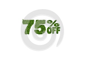 75 percent discount icon