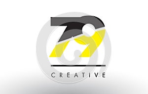 79 Black and Yellow Number Logo Design.