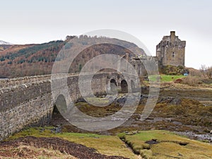 7th of February , 2017 ISLE OF SKYE, SCOTLAND - Eilan Donan Castle