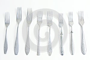 8 different forks