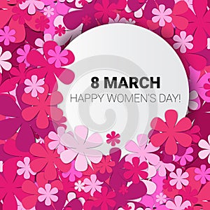 8 March International Women Day Greeting Card