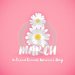 8 March International Women`s Day Background