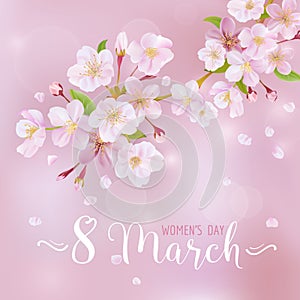 8 March - Women's Day Greeting Card