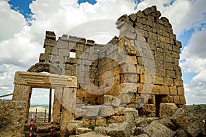 8 May 2022 Diyarbakir Turkey. Zerzevan castle border headquarters of the Roman Empire