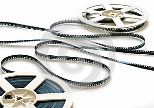  8tira de fotogramas de película 