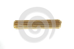 8 mm Wooden peg on white background