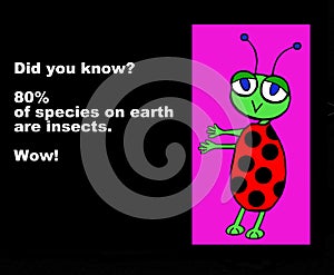 80% Species on Earth are Insects