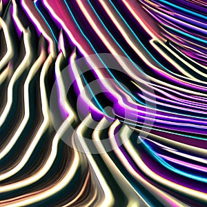 810 Digital Abstract Waves: A futuristic and abstract background featuring digital abstract waves in vibrant and mesmerizing col
