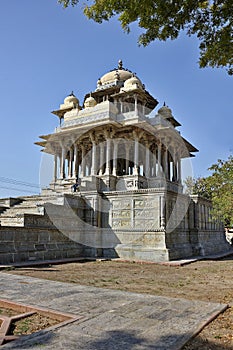 84-Pillared Cenotaph is an umbrella situated at Devapura to the south of Bundi