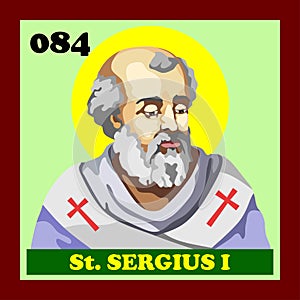 84th Catholic Church Pope Saint Sergius I