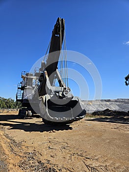 850t Face Shovel Excavator at a Coal Mine Collie Western Australia