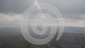 8K Thick Layered Storm Rain Cloud Approaching