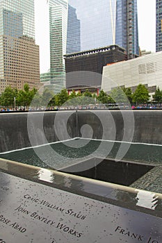9/11 Memorial at Ground Zero (NYC, USA)
