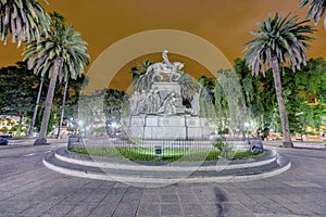 9 de Julio Square in Salta, Argentina