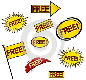 9 Free Web Icons or Buttons