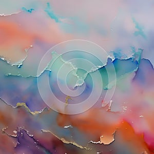 903 Abstract Watercolor Washes: An artistic and expressive background featuring abstract watercolor washes in vibrant and blende