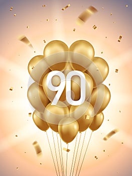 90th Year Anniversary Background