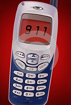 911 call on cell phone