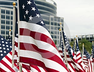 911 unito stati patriottico monumento bandiere 