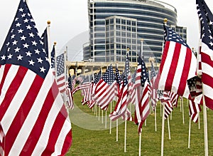 911 unito stati monumento patriottico bandiere 