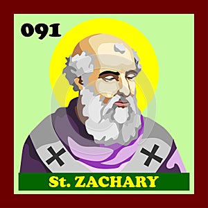 91st Catholic Church Pope Saint Zachary