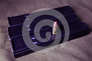 9mm ammunition with cartridges