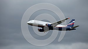 A320 in flight