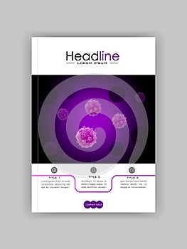 A4 Medical, scientific, academic journal cover design