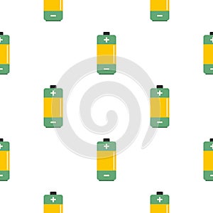 AA Alkaline battery pattern seamless