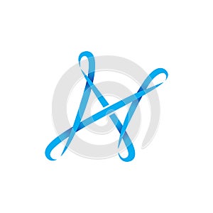 AA Initial Letter Abstract Logo vector Element. Abstract Initial Logo template