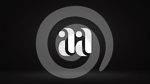 AA logo design template vector illustration