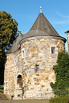 Aachen Ponttor citygate, Germany