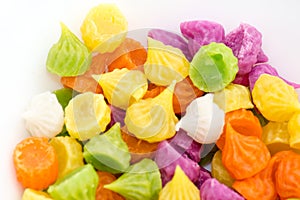 Aalaw or Alua, Thai traditional candy sweet dessert