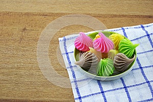 Aalaw or Alua, Thai traditional candy sweet dessert