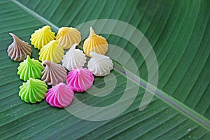 Aalaw or Alua, Thai traditional candy sweet dessert