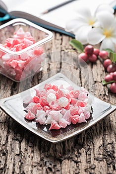 Aalaw candy Dessert (Thai dessert)